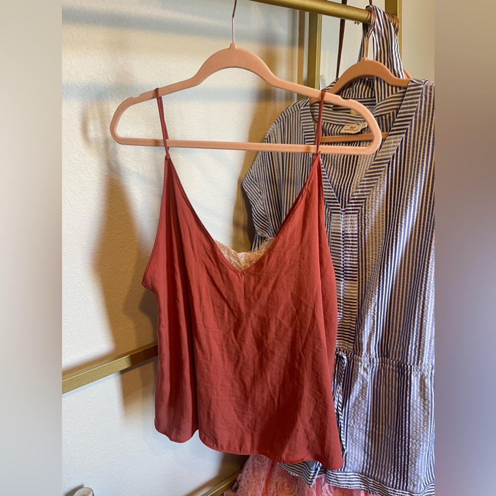Free People Camisole with Lace Bandeau